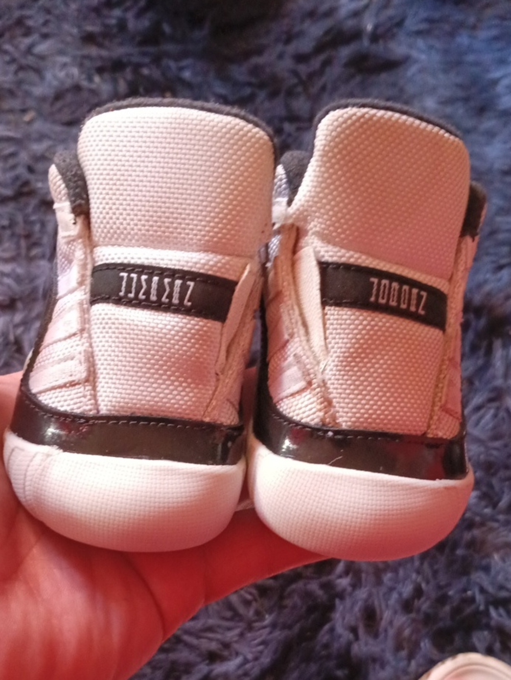 Jordan 11 Retro Crib Booties